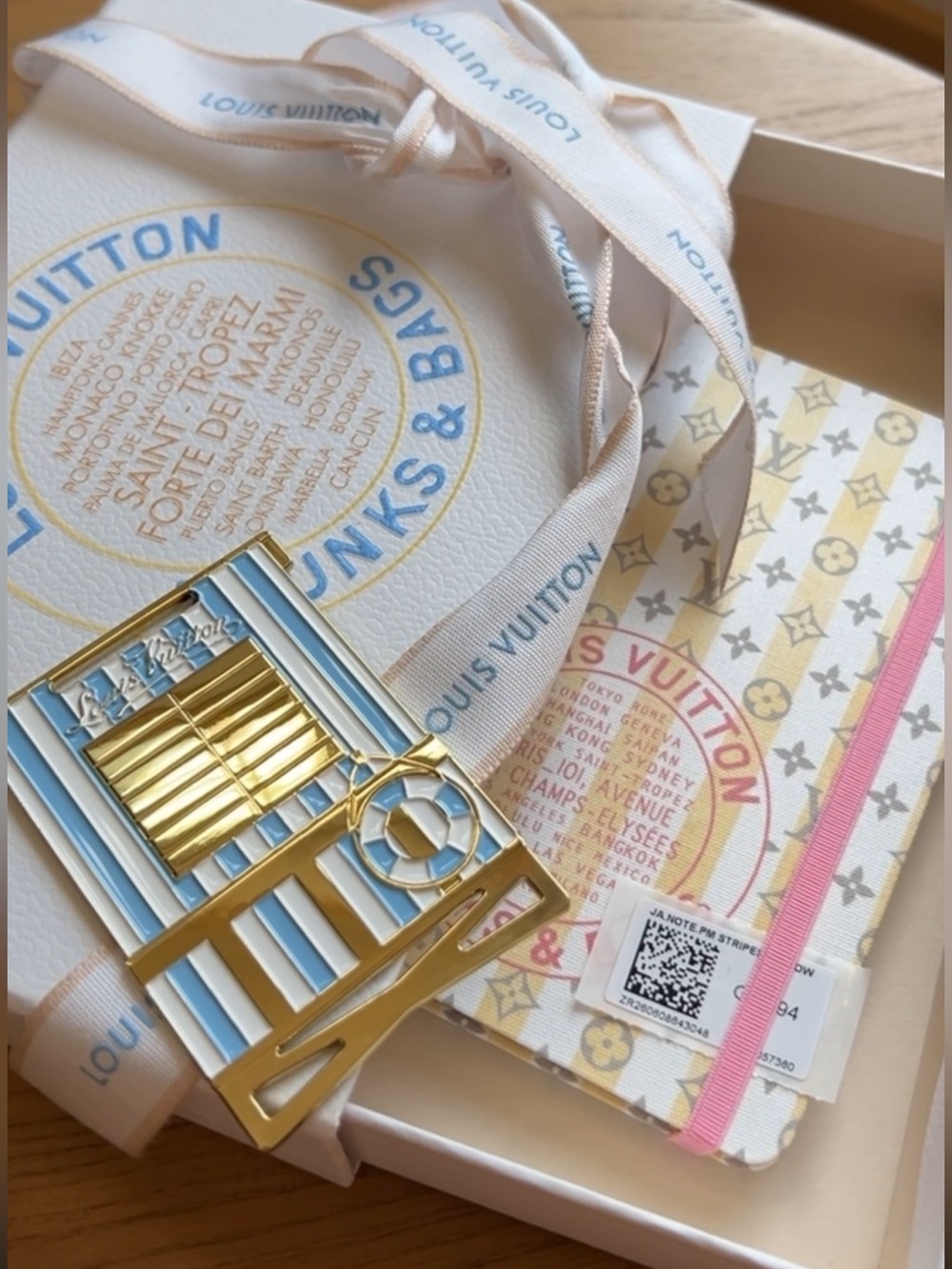 NEW Louis Vuitton Jane Notebook PM with resort packaging